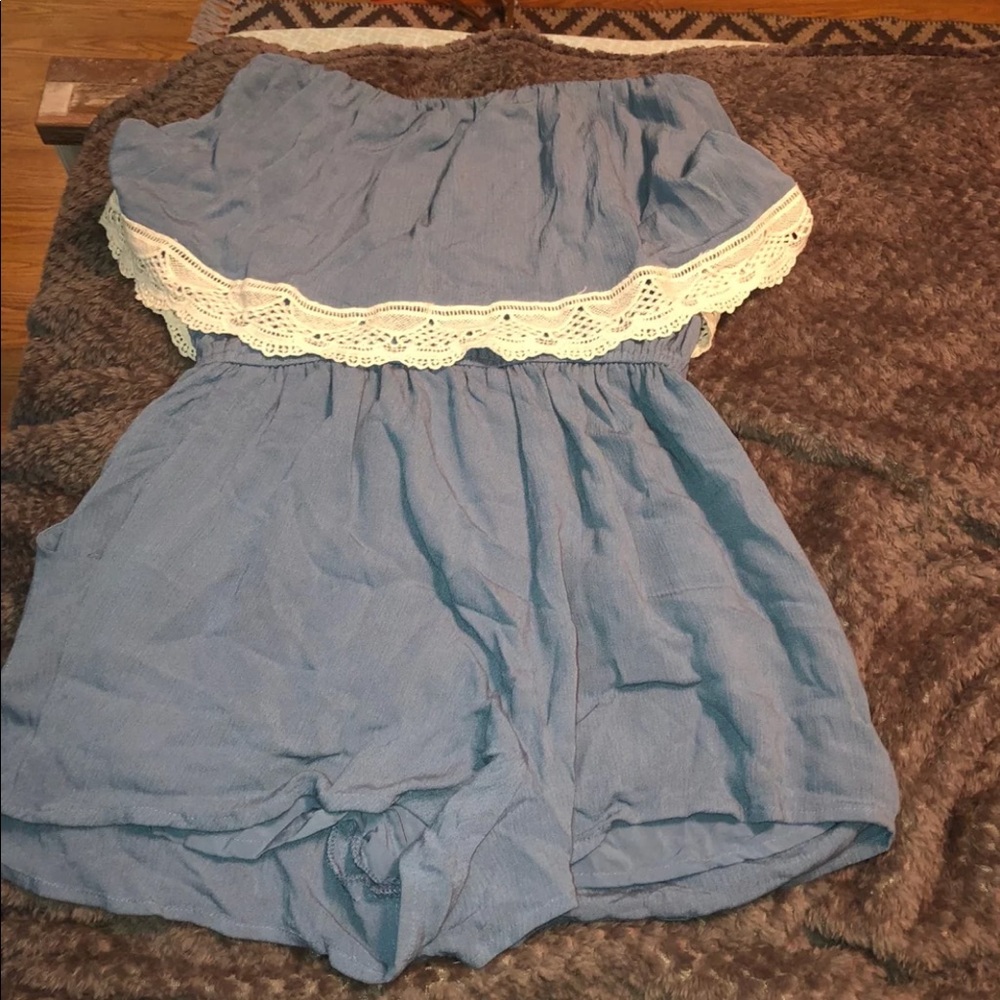 Strapless romper from forever 21 size small